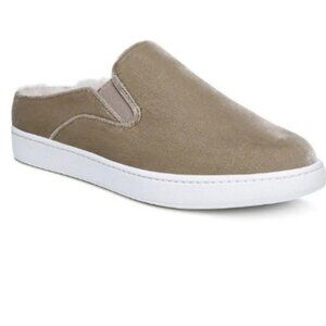 New Vince Garvey Shearling Suede Slip-On Shoes Size 8.5